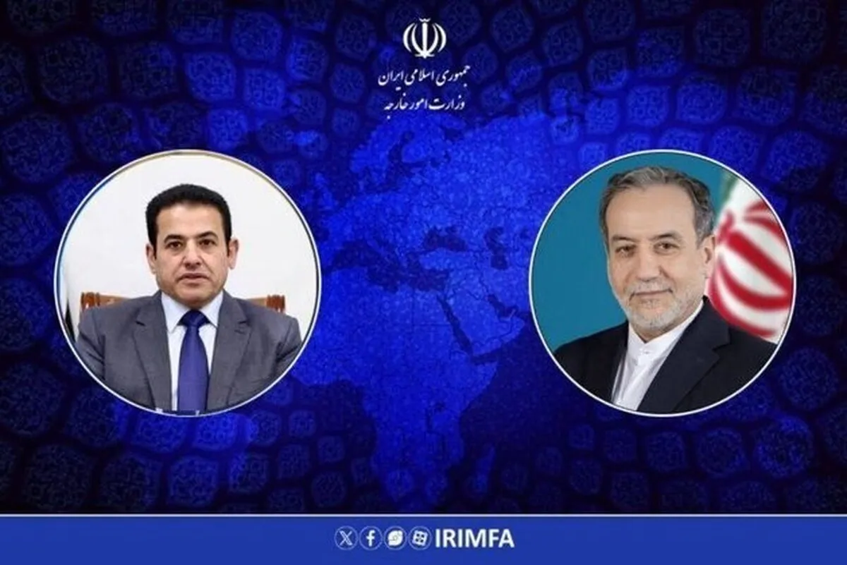 وزیر امور خارجه با مشاور امنیت ملی نخست وزیر عراق گفت‌و‌گو کرد