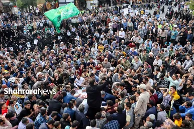 تشییع باشکوه پیکر «شهید غیرت» حمیدرضا الداغی در مشهد