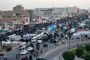 گزارش تصویری | آغاز حرکت زائران پیاده از نجف به کربلا
