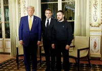 میزبانی ماکرون از زلنسکی و ترامپ در پاریس