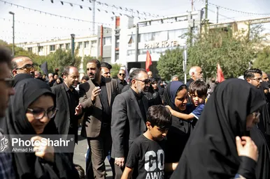پیاده‌روی جاماندگان اربعین حسینی در مشهد