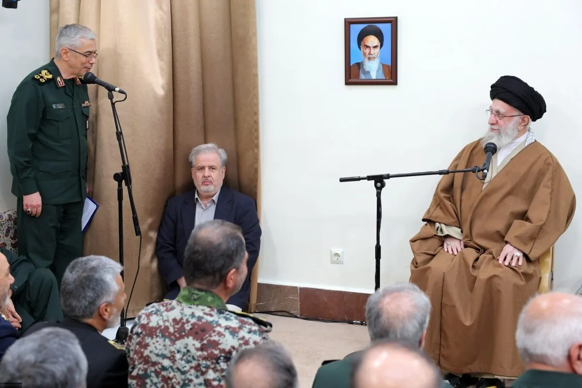 سرلشکر باقری: نیروهای مسلح با پشتوانه مردمی در آمادگی کامل به سر می‌برند