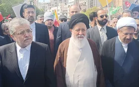 آیت&zwnj;الله علم&zwnj;الهدی در حاشیه راهپیمایی روز قدس: مردم تا براندازی کفر صهیونیست، پای دین خدا ایستاده&zwnj;اند