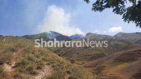 فرماندار کلات: دلیل آتش&zwnj;سوزی مراتع کلات، گرمای شدید هوا بود | آتش&zwnj;سوزی خسارت جانی و مالی نداشته است