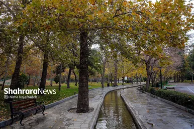طبیعت پاییزی بوستان های مشهد