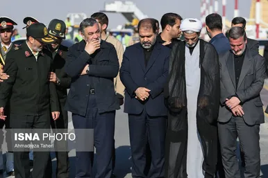 مراسم استقبال از پیکر شهید زاهدی