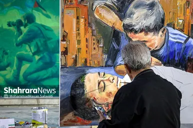 رویداد هنری «من القدس، الی القدس» در حرم مطهر رضوی
