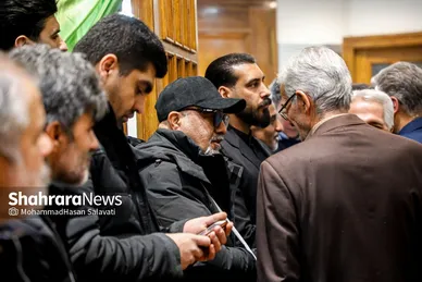 گزارش تصویری| مراسم ختم پدر رضا عطاران در مشهد