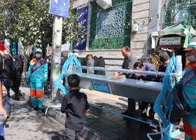 آماده سازی بیش از ۴۰۰ آبخوری و وضوخانه در محور&zwnj;های منتهی به حرم مطهر رضوی