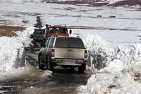 بازگشایی جاده‌های روستایی مسدود شده در فریمان خراسان رضوی (۹ بهمن ۱۴۰۲)