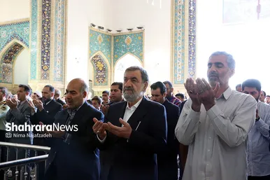 نماز عید سعید فطر در حرم مطهر رضوی