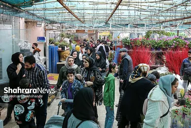 حال و هوای بازار گل در آستانه عید نوروز