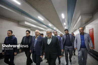 گزارش تصویری | بهره‌برداری از سکوی دوم خط ۳ متروی مشهد