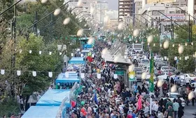 برگزاری مراسم ۱۰ کیلومتری غدیر ۱۴۰۴ تهران + فیلم