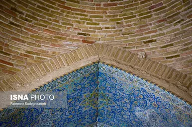 عکس‌هایی از ترک‌های مسجد سید اصفهان