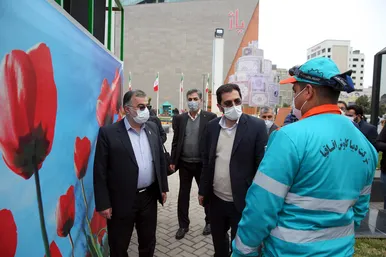 بازدید مسئولان شهری و استانی از اقدامات مدیریت شهری مشهد در بهار ۱۴۰۱
