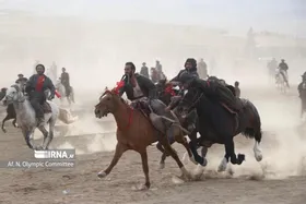 عکس&zwnj;هایی از مسابقه بزکشی در کِشم بدخشان
