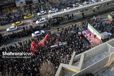 گزارش تصویری | مراسم تشییع پیکر مطهر شهید مدافع امنیت «مهدی ظریف» در مشهد ۲