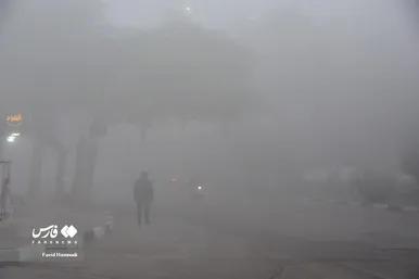مه در آبادان (۱۹ آذر ۱۴۰۲)