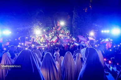 گزارش تصویری | آیین رونمایی از یادمان شهدای گمنام بوستان ملت