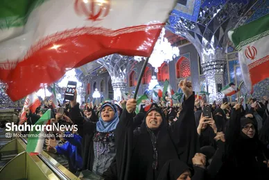 گزارش تصویری | مراسم چهلمین روز شهادت رهبر شهید انقلاب اسلامی در حرم مطهر رضوی