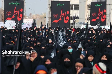 تشییع پیکر مطهر ۱۰ شهید گمنام در مشهد