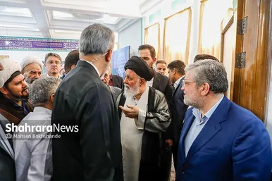 گزارش تصویری | مراسم زنگ نماز در دبیرستان دولتی حسن برزگر مشهد