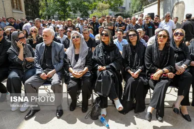 عکس‌هایی از مراسم تشییع پیکر سعید راد