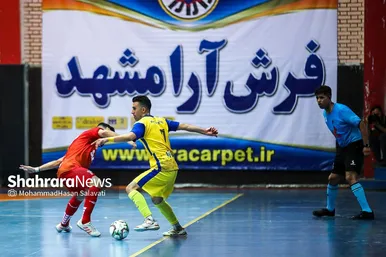 لیگ برتر فوتسال | مسابقه فرش آرا مشهد و سن ایچ ساوه