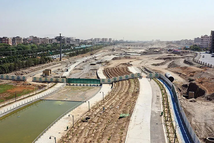 پیشرفت ۳۰ درصدی بخش دوم «رودپارک» مشهد