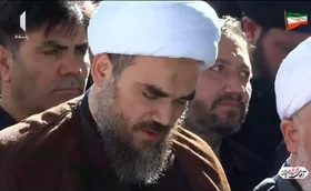 ویدیو| تصاویری دردناک از حضور حجت&zwnj;الاسلام محمدی گلپایگانی بر مزار دختر ۱۴ ماهه&zwnj;اش، &laquo;زهرا&raquo;