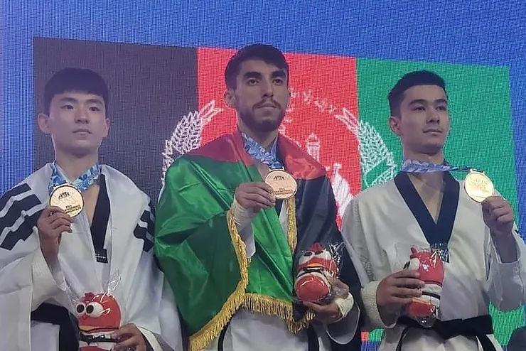«محسن رضایی» تکواندوکار  افغانستانی برنز آسیا از آن خود کرد