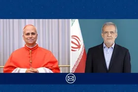 پیام پزشکیان به پاپ در رابطه با مواضع غیر قانونی ترامپ