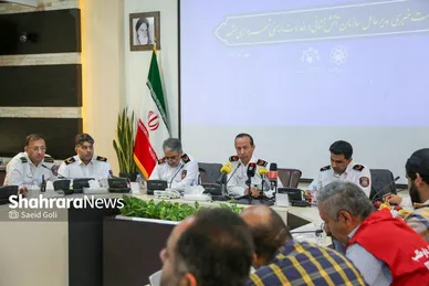 گزارش تصویری | نشست خبری سازمان آتش‌نشانی مشهد