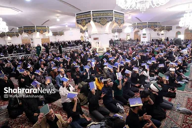 مراسم احیای ناشنوایان در حرم مطهر امام رضا(ع)