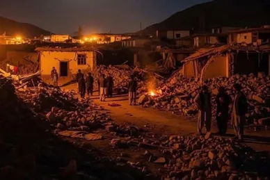 عکس‌هایی از زلزله در شرق افغانستان (۱۰ شهریور ۱۴۰۴)