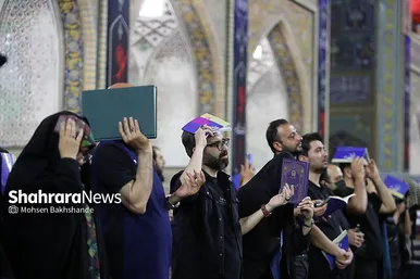 مراسم احیاء شب ۲۳ ماه رمضان در حرم مطهر رضوی