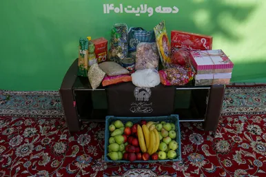 توزیع 2000 بسته معیشتی بین سادات احسان پذیر
