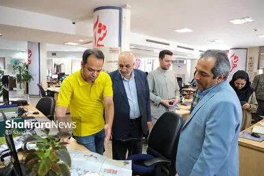 بازدید اعضای شورای اسلامی شهر مشهد از روزنامه شهرآرا