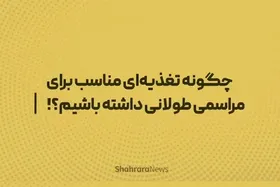 موشن&zwnj;گرافی | چگونه تغذیه&zwnj;ای مناسب برای مراسمی طولانی داشته باشیم؟