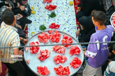 افطاری در کوچه گلچینان یزد