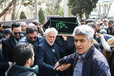 مراسم تشییع پیکر زنده‌یاد شهرام عبدلی در تهران