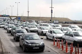 ترافیک سنگین در مسیر همدان-تهران (۱۴ فروردین ۱۴۰۵)