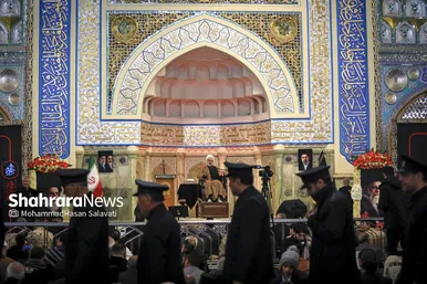 گزارش تصویری | مراسم چهلمین روز شهادت رهبر شهید انقلاب اسلامی در حرم مطهر رضوی
