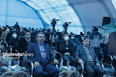 آیین افتتاح پل طبرسی به رسالت در مشهد