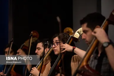 عکس‌هایی از تمرین ارکستر سمفونیک تهران