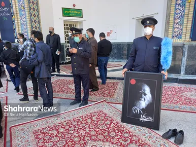 تشییع پیکر علامه محمدرضا حکیمی در مشهد
