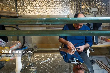 گزارش تصویری | بازدید جمعی از خبرنگاران موسسه فرهنگی شهرآرا از پروژه های عمرانی حرم مطهر رضوی