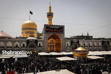 گزارش تصویری | حرم مطهر رضوی در روز شهادت امام رضا (ع)