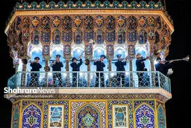 ویدئو | نقاره&zwnj;زنی به مناسبت فرارسیدن عید سعید فطر در حرم مطهر رضوی (۱۰ فروردین ۱۴۰۴)